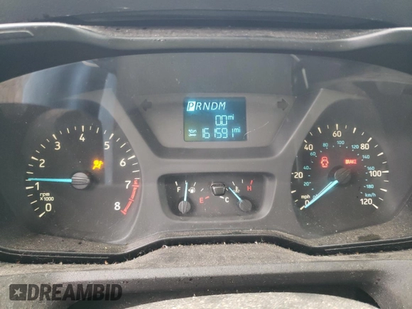 2017 Ford Transit with VIN 1FTYR1CM1HKB21407, listed as a Copart auction lot 43131025 with 161,591 mi miles and Salvage Title. Bid and sale history available at DreamBid. Image 9.