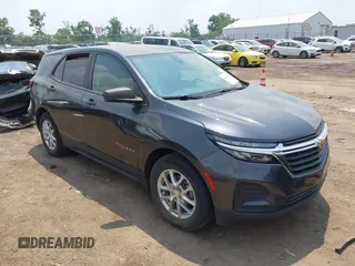 2022 Chevrolet Equinox LS with VIN 3GNAXHEV3NS215026, listed as a IAAI auction lot 42412445 with 54,495 mi miles and . Bid and sale history available at DreamBid. Image 1.