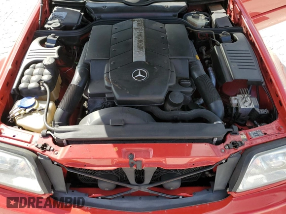 1999 Mercedes-Benz SL-Class with VIN WDBFA68F0XF178838, listed as a Copart auction lot 77040434 with 0 mi miles and Salvage Title. Bid and sale history available at carsss.com. Image 11.