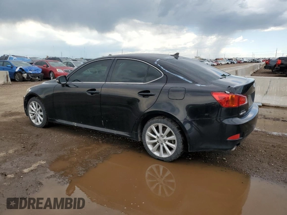 2009 Lexus IS 250 with VIN JTHCK262295035861, listed as a Copart auction lot 58619555 with 207,886 mi miles and Clean title. Bid and sale history available at DreamBid. Image 2.