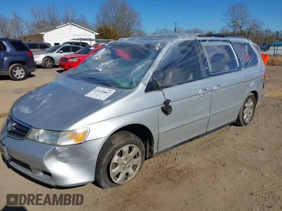 2004 Honda Odyssey EX-L with VIN 5FNRL18924B107971, listed as a IAAI auction lot 41699067 with Not Provided miles and . Bid and sale history available at DreamBid. Image 2.