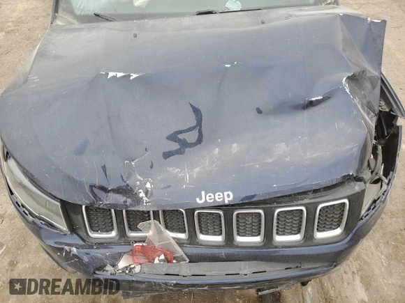 2018 Jeep Compass Latitude with VIN 3C4NJDBB6JT138932, listed as a Copart auction lot 44770095 with 109,540 mi miles and Salvage Title. Bid and sale history available at DreamBid. Image 14.