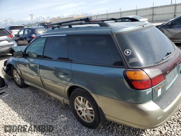 2001 Subaru Legacy Outback L.L. Bean with VIN 4S3BH806317663009, listed as a Copart auction lot 52252515 with 147,492 mi miles and Salvage title. Bid and sale history available at DreamBid. Image 2.