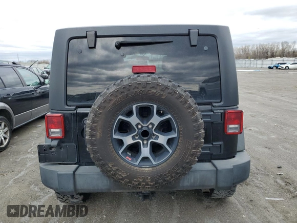 2016 Jeep Wrangler Unlimited Rubicon Hard Rock with VIN 1C4BJWFG9GL155037, listed as a Copart auction lot 48230444 with 138,543 mi miles and Salvage Title. Bid and sale history available at carsss.com. Image 6.