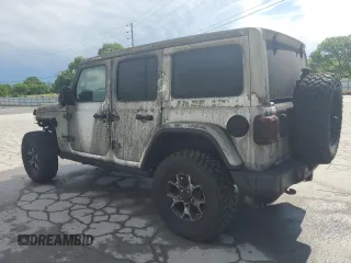 2020 Jeep Wrangler Unlimited Rubicon z VIN 1C4HJXFG6LW306683, wystawiony jako Copart lot #49234675 z przebiegiem Nie podano mil oraz Szkoda całkowita • Salvage title. Historia ofert i sprzedaży dostępna na DreamBid. Obrazek 2.