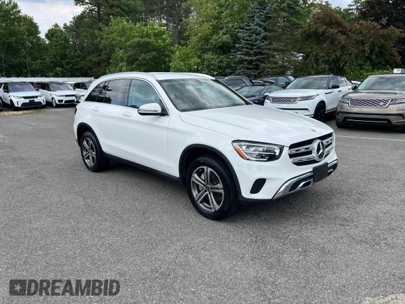 2020 Mercedes-Benz GLC 300 z VIN WDC0G8DB3LF732365, wystawiony jako Copart lot #60939255 z przebiegiem 111 547 mil mil oraz Czysty tytuł • Clean title. Historia ofert i sprzedaży dostępna na DreamBid. Obrazek 1.