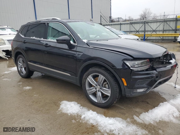 2019 Volkswagen Tiguan SEL Premium with VIN 3VV4B7AX5KM128512, listed as a Copart auction lot 45015445 with 68,514 mi miles and Salvage Title. Bid and sale history available at carsss.com. Image 4.