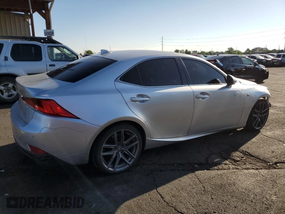2020 Lexus IS 350 F Sport with VIN JTHGZ1E27L5017792, listed as a Copart auction lot 60219315 with 45,023 mi miles and Salvage title. Bid and sale history available at DreamBid. Image 3.