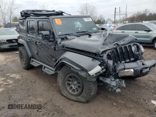 2023 Jeep Wrangler Sport Altitude with VIN 1C4HJXDN6PW525828, listed as a Copart auction lot 87888005 with Not Provided miles and Salvage Title. Bid and sale history available at DreamBid. Image 4.