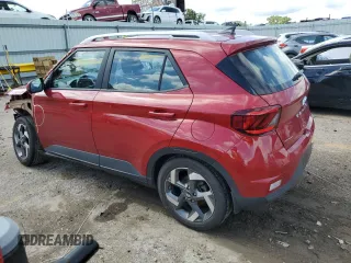 2022 Hyundai Venue SEL with VIN KMHRC8A37NU153413, listed as a Copart auction lot 58733005 with 15,365 mi miles and Salvage title. Bid and sale history available at DreamBid. Image 2.