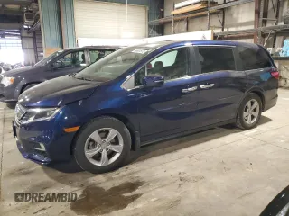 2019 Honda Odyssey EX-L z VIN 5FNRL6H78KB065086, wystawiony jako Copart lot #56541575 z przebiegiem 76 231 mil mil oraz Szkoda całkowita • Salvage title. Historia ofert i sprzedaży dostępna na DreamBid. Obrazek 1.