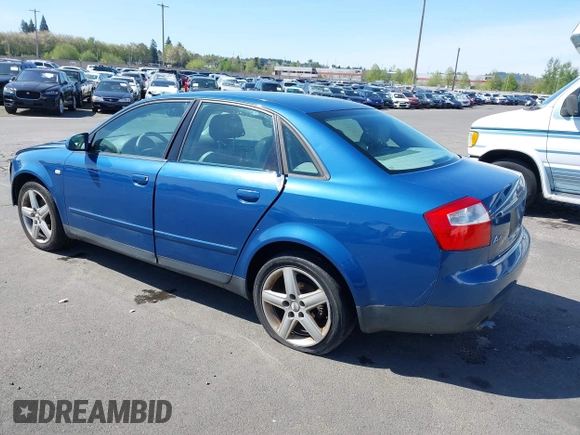 2003 Audi A4 1.8T z VIN WAULC68E73A396334, wystawiony jako IAAI lot #42042609 z przebiegiem 155 748 mil mil oraz . Historia ofert i sprzedaży dostępna na DreamBid. Obrazek 3.