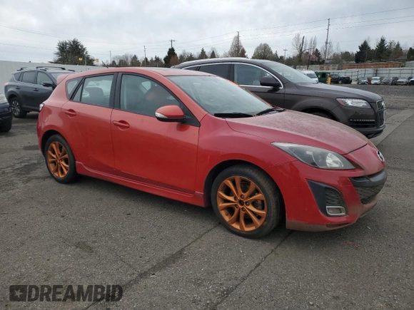 2010 Mazda 3 S Sport with VIN JM1BL1H64A1135041, listed as a Copart auction lot 49681895 with Not provided miles and Salvage title. Bid and sale history available at DreamBid. Image 4.