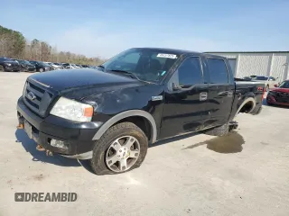 2004 Ford F-150 XLT with VIN 1FTPW14594KD06455, listed as a Copart auction lot 49157825 with 104,542 mi miles and Salvage Title. Bid and sale history available at carsss.com. Image 1.