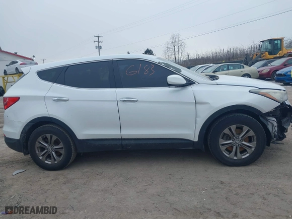 2013 Hyundai Santa Fe Sport with VIN 5XYZTDLB4DG017242, listed as a IAAI auction lot 41616381 with 146,169 mi miles. Bid and sale history available at carsss.com. Image 13.
