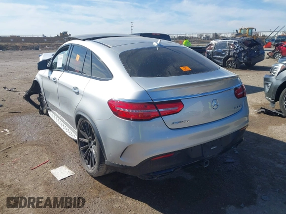 2019 Mercedes-Benz GLE 43 AMG with VIN 4JGED6EB8KA155654, listed as a IAAI auction lot 41334185 with Not provided miles and . Bid and sale history available at DreamBid. Image 3.