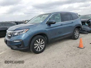 2021 Honda Pilot EX z VIN 5FNYF5H33MB047382, wystawiony jako Copart lot #48160035 z przebiegiem 25 955 mil mil oraz Szkoda całkowita • Salvage title. Historia ofert i sprzedaży dostępna na DreamBid. Obrazek 1.