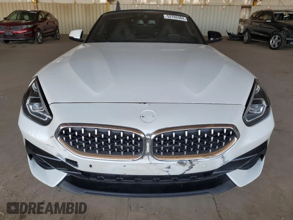 2021 BMW Z4 sDrive30i with VIN WBAHF3C01MWX24942, listed as a Copart auction lot 52702484 with 29,470 mi miles. Bid and sale history available at carsss.com. Image 5.