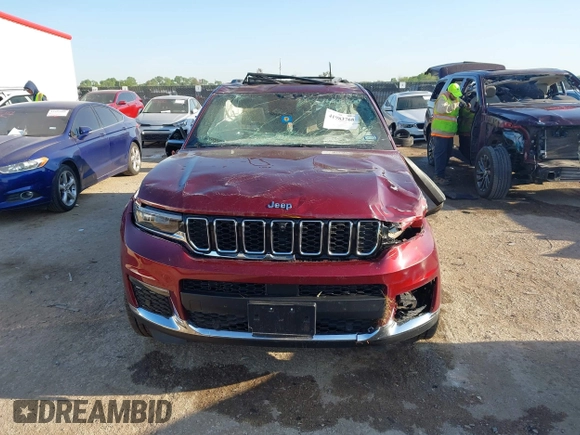 2024 Jeep Grand Cherokee Limited with VIN 1C4RJKBG2R8934671, listed as a IAAI auction lot 41983768 with 16,944 mi miles and . Bid and sale history available at DreamBid. Image 12.