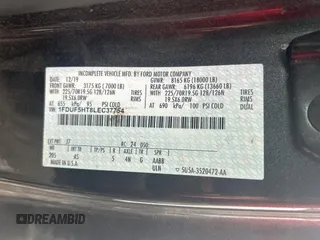 2020 Ford F-550 XL with VIN 1FDUF5HT8LEC37754, listed as a Copart auction lot 46058445 with 69,939 mi miles and Salvage Title. Bid and sale history available at carsss.com. Image 10.