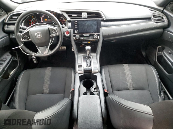 2019 Honda Civic Sport with VIN 19XFC2F88KE201021, listed as a Copart auction lot 50538065 with 104,321 mi miles and Salvage title. Bid and sale history available at DreamBid. Image 8.