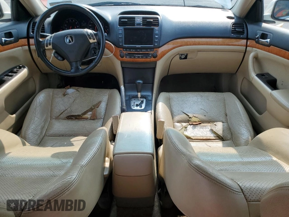 2005 Acura TSX with VIN JH4CL96975C035489, listed as a Copart auction lot 59174225 with 208,042 mi miles and Salvage title. Bid and sale history available at DreamBid. Image 8.