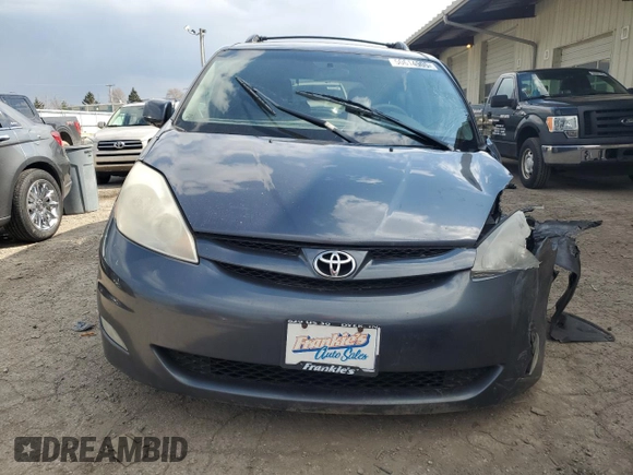2007 Toyota Sienna XLE with VIN 5TDZK22C87S087996, listed as a Copart auction lot 50614905 with 0 mi miles and Salvage Title. Bid and sale history available at carsss.com. Image 5.