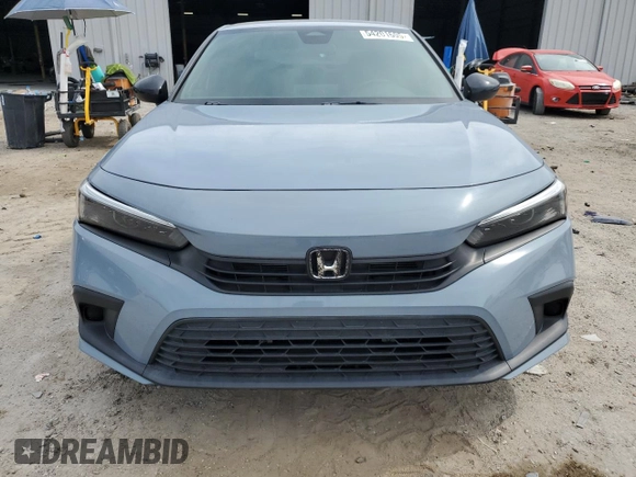 2022 Honda Civic Sport with VIN 2HGFE2F58NH542929, listed as a Copart auction lot 54201605 with 35,420 mi miles and Salvage Title. Bid and sale history available at carsss.com. Image 5.