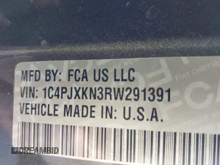 2024 Jeep Wrangler Sport with VIN 1C4PJXKN3RW291391, listed as a IAAI auction lot 41611728 with 17,155 mi miles and . Bid and sale history available at DreamBid. Image 9.
