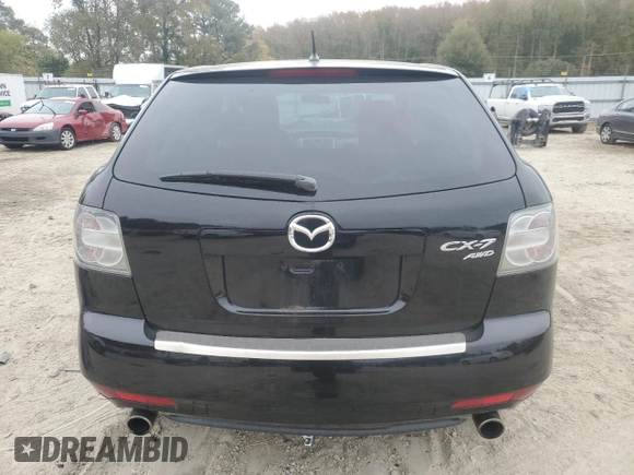 2011 Mazda CX-7 S Touring with VIN JM3ER4CL7B0359218, listed as a Copart auction lot 80663634 with Not Provided miles and Clean Title. Bid and sale history available at DreamBid. Image 6.