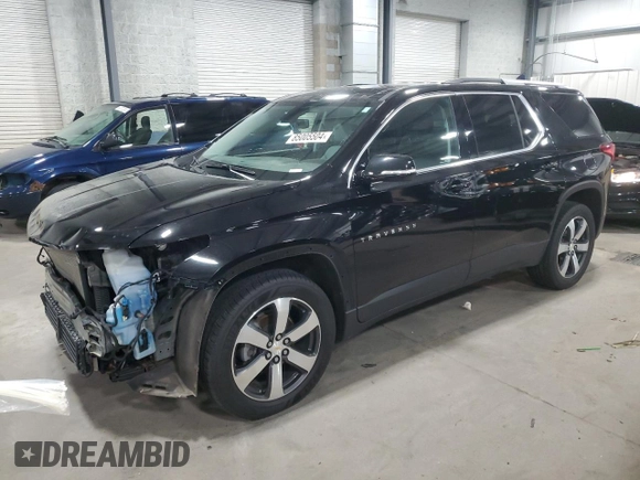 2018 Chevrolet Traverse LT Leather with VIN 1GNEVHKW9JJ116808, listed as a Copart auction lot 85005504 with 33,072 mi miles and Salvage Title. Bid and sale history available at carsss.com. Image 1.