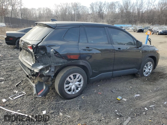 2023 Toyota Corolla Cross L with VIN 7MUAAABG7PV056287, listed as a Copart auction lot 49135405 with 29,428 mi miles and Salvage title. Bid and sale history available at DreamBid. Image 3.