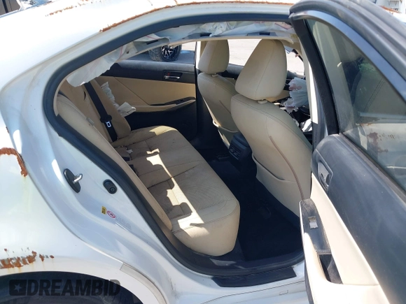 2015 Lexus IS 250 with VIN JTHCF1D28F5029172, listed as a IAAI auction lot 42385343 with Not provided miles and . Bid and sale history available at DreamBid. Image 8.