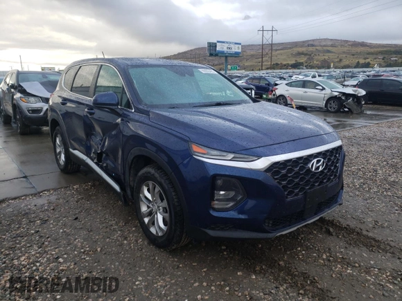 2019 Hyundai Santa Fe SE with VIN 5NMS2CAD6KH020584, listed as a Copart auction lot 66609482 with 73,652 mi miles. Bid and sale history available at carsss.com. Image 1.