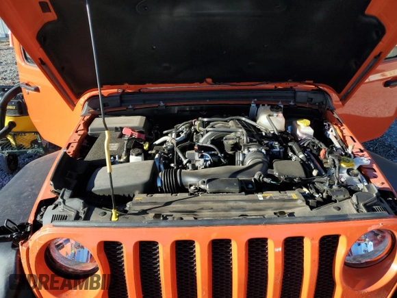 2023 Jeep Wrangler Sport z VIN 1C4HJXAG0PW668425, wystawiony jako Copart lot #74617754 z przebiegiem 21 796 mil mil oraz Szkoda całkowita • Salvage title. Historia ofert i sprzedaży dostępna na DreamBid. Obrazek 11.