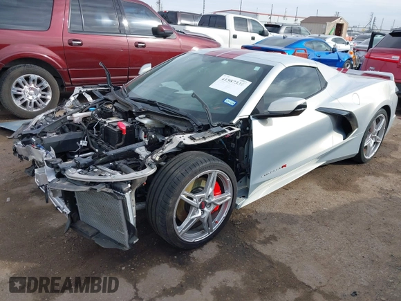 2021 Chevrolet Corvette 3LT with VIN 1G1YC3D4XM5125050, listed as a IAAI auction lot 41587339 with 10,340 mi miles. Bid and sale history available at carsss.com. Image 20.