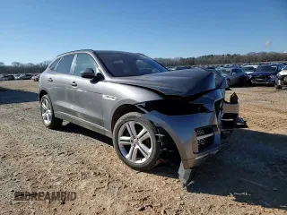 2017 Jaguar F-Pace 20d R-Sport with VIN SADCL2BN9HA085830, listed as a Copart auction lot 89184865 with 158,739 mi miles and Salvage Title. Bid and sale history available at DreamBid. Image 12.