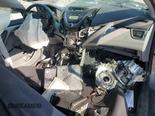 2013 Hyundai Elantra Coupe GS with VIN KMHDH6AE6DU009416, listed as a Copart auction lot 83116824 with 0 mi miles and Salvage Title. Bid and sale history available at carsss.com. Image 8.
