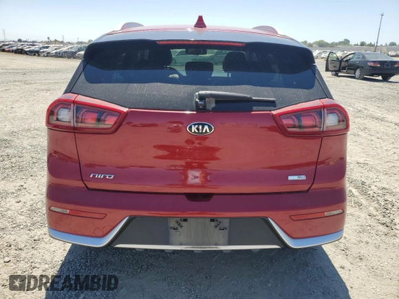2018 Kia Niro EX with VIN KNDCC3LC7J5126758, listed as a Copart auction lot 63329674 with 74,363 mi miles and Salvage Title. Bid and sale history available at DreamBid. Image 6.