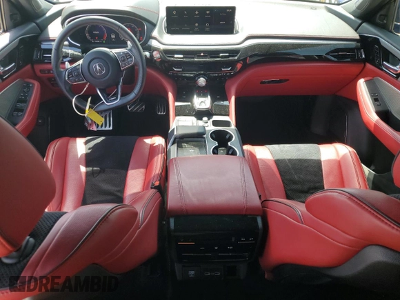 2022 Acura MDX w/A-Spec Package with VIN 5J8YE1H02NL041977, listed as a Copart auction lot 54224465 with 54,585 mi miles and Salvage title. Bid and sale history available at DreamBid. Image 8.