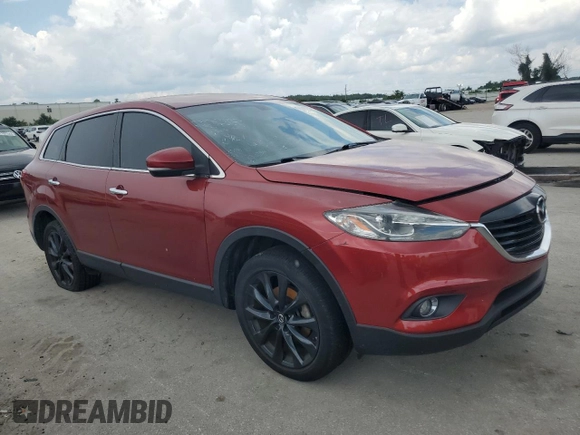 2015 Mazda CX-9 Grand Touring with VIN JM3TB2DAXF0455492, listed as a Copart auction lot 67681154 with Not Provided miles and Clean Title. Bid and sale history available at carsss.com. Image 4.