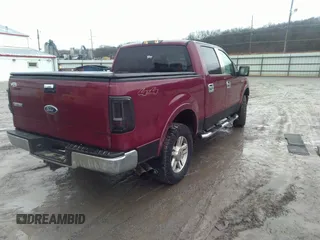 2005 Ford F-150 XLT with VIN 1FTPW14565KE49963, listed as a IAAI auction lot 41709433 with 202,322 mi miles. Bid and sale history available at carsss.com. Image 4.