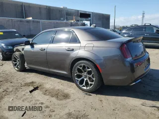 2015 Chrysler 300 S with VIN 2C3CCABT9FH736087, listed as a Copart auction lot 43992515 with 107,954 mi miles and Salvage Title. Bid and sale history available at DreamBid. Image 2.