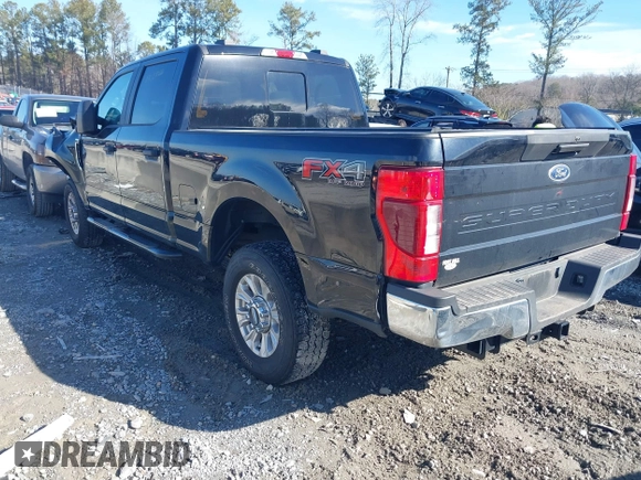 2021 Ford Super Duty F-250 SRW XL with VIN 1FT7W2B61MEE02841, listed as a IAAI auction lot 41454119 with 54,703 mi miles. Bid and sale history available at carsss.com. Image 3.