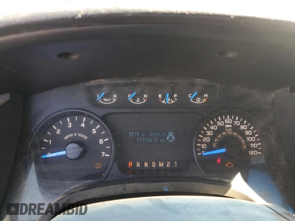 2012 Ford F-150 XL with VIN 1FTFX1ET3CFA89174, listed as a Copart auction lot 63709535 with 111,716 mi miles and Clean title. Bid and sale history available at DreamBid. Image 9.