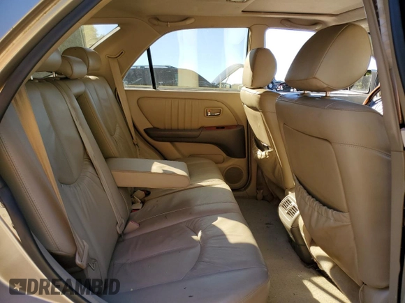 2003 Lexus RX 300 with VIN JTJGF10U430155240, listed as a Copart auction lot 76406564 with 0 mi miles and Salvage Title. Bid and sale history available at carsss.com. Image 11.