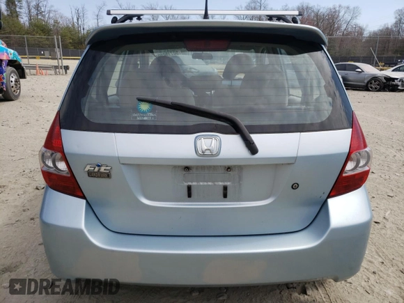 2007 Honda Fit with VIN JHMGD38447S053681, listed as a Copart auction lot 50715265 with 176,392 mi miles and Salvage Title. Bid and sale history available at carsss.com. Image 6.