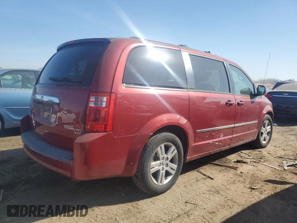 2010 Dodge Grand Caravan Crew with VIN 2D4RN6DX0AR438059, listed as a Copart auction lot 46850575 with 137,665 mi miles and Salvage Title. Bid and sale history available at DreamBid. Image 3.