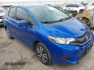 2015 Honda Fit EX-L z VIN 3HGGK5H81FM763121, wystawiony jako IAAI lot #42119371 z przebiegiem 96 888 mil mil oraz . Historia ofert i sprzedaży dostępna na DreamBid. Obrazek 1.