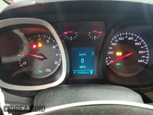 2012 Chevrolet Equinox LT w/1LT with VIN 2GNFLEEK6C6219461, listed as a Copart auction lot 50636985 with 126,365 mi miles and Salvage Title. Bid and sale history available at carsss.com. Image 9.